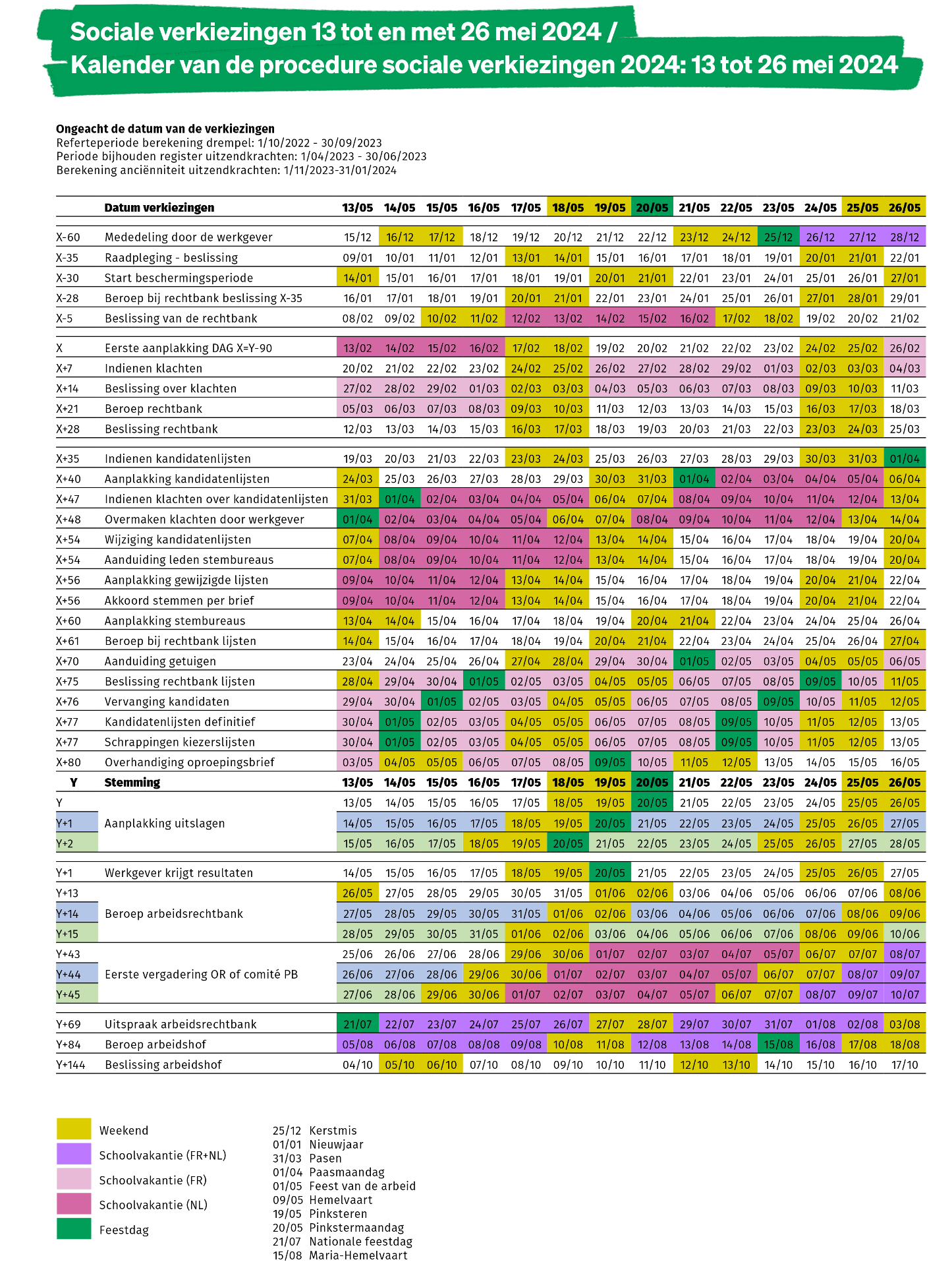 Calendrier ES