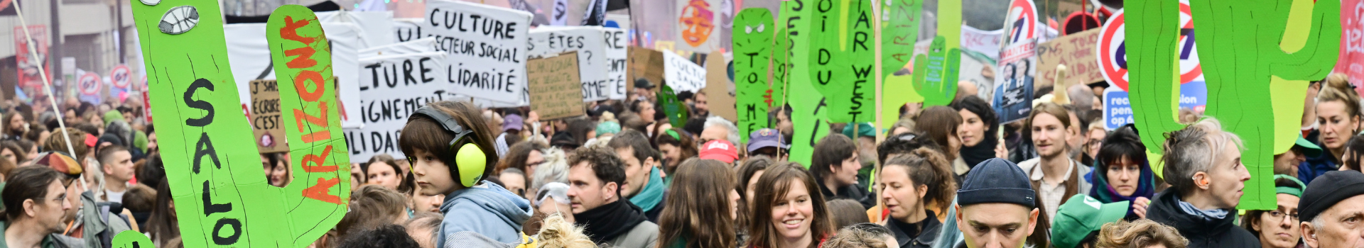 Manifestatie in Brussel.