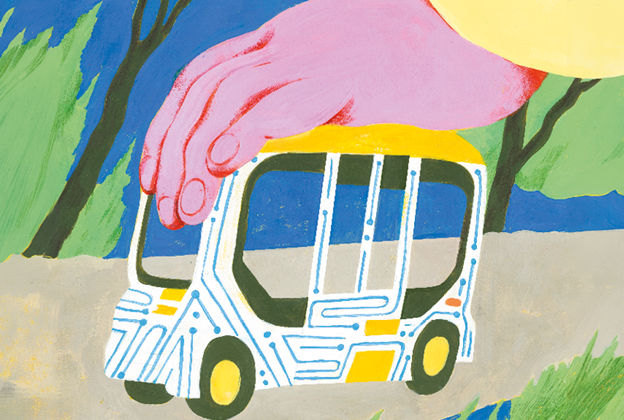 Zelfrijdende bussen