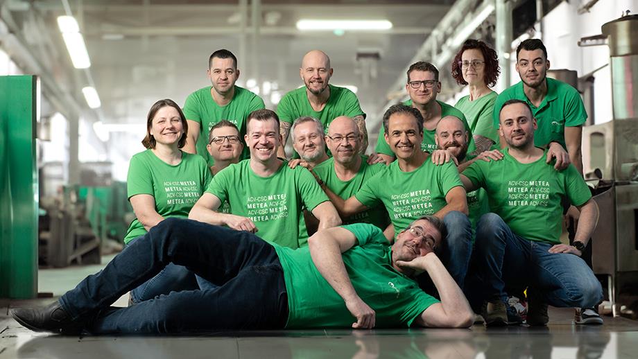 - ACV-CSC METEA militanten Energizer (v.l.n.r. en v.b.n.o.): Wim, Pascal, Bendert, Christel, Maikel, Martine, Eric, Jan, Bart, Geert, Juan, Stijn, Yasin en Patrick.