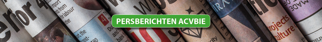 Banner website persberichten ACVBIE